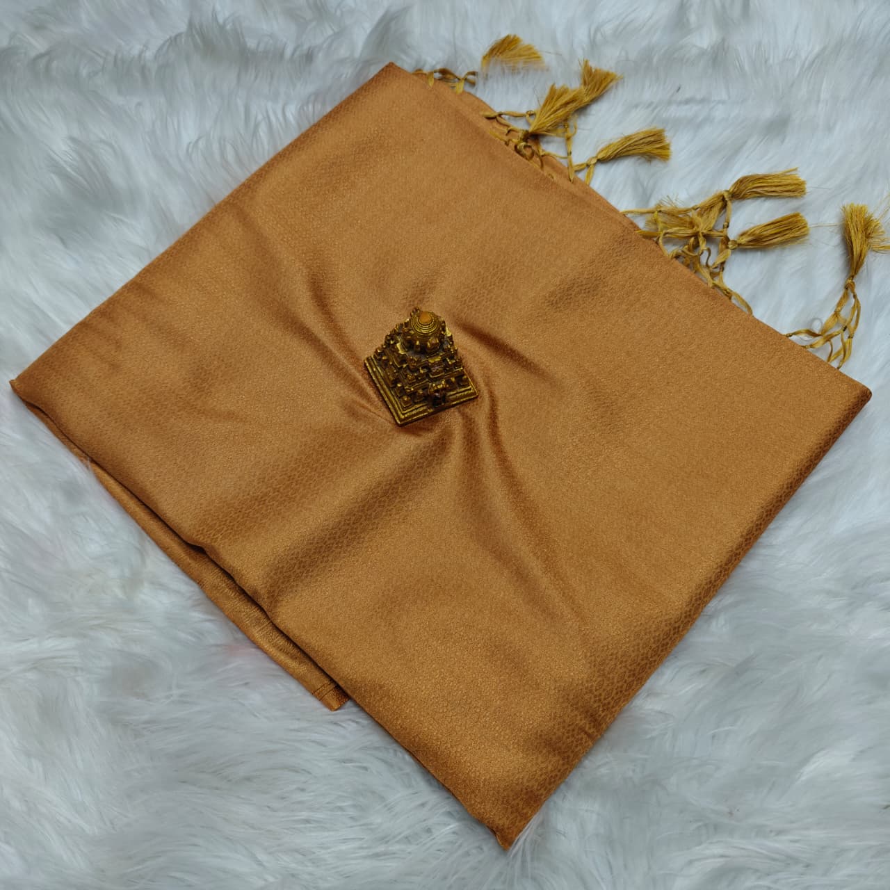 The Copper Softy sounds stunning Saree