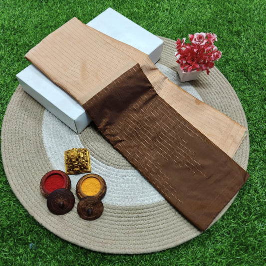 The Coffee & Cream Saree