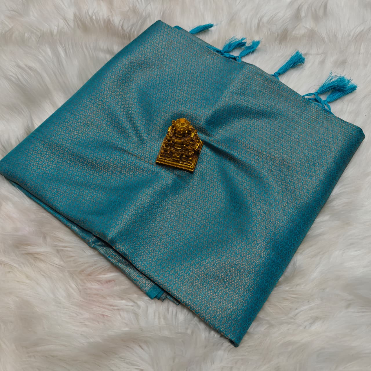 The Copper Softy sounds stunning Saree