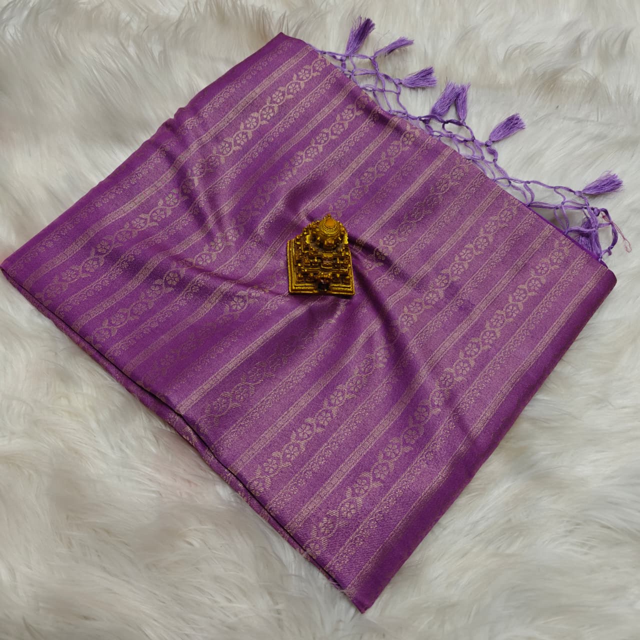 The Copper Softy sounds stunning Saree