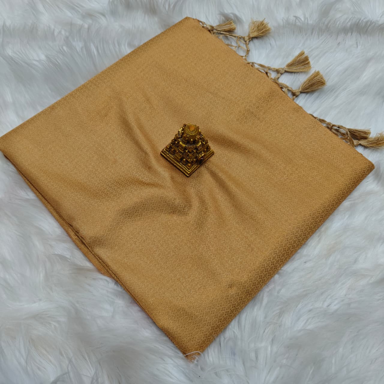 The Copper Softy sounds stunning Saree