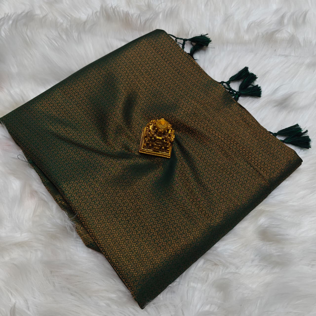 The Copper Softy sounds stunning Saree