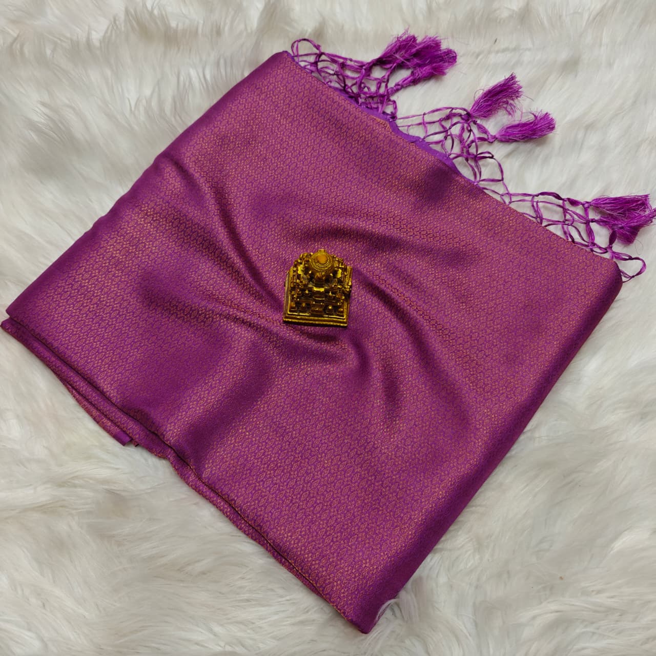 The Copper Softy sounds stunning Saree