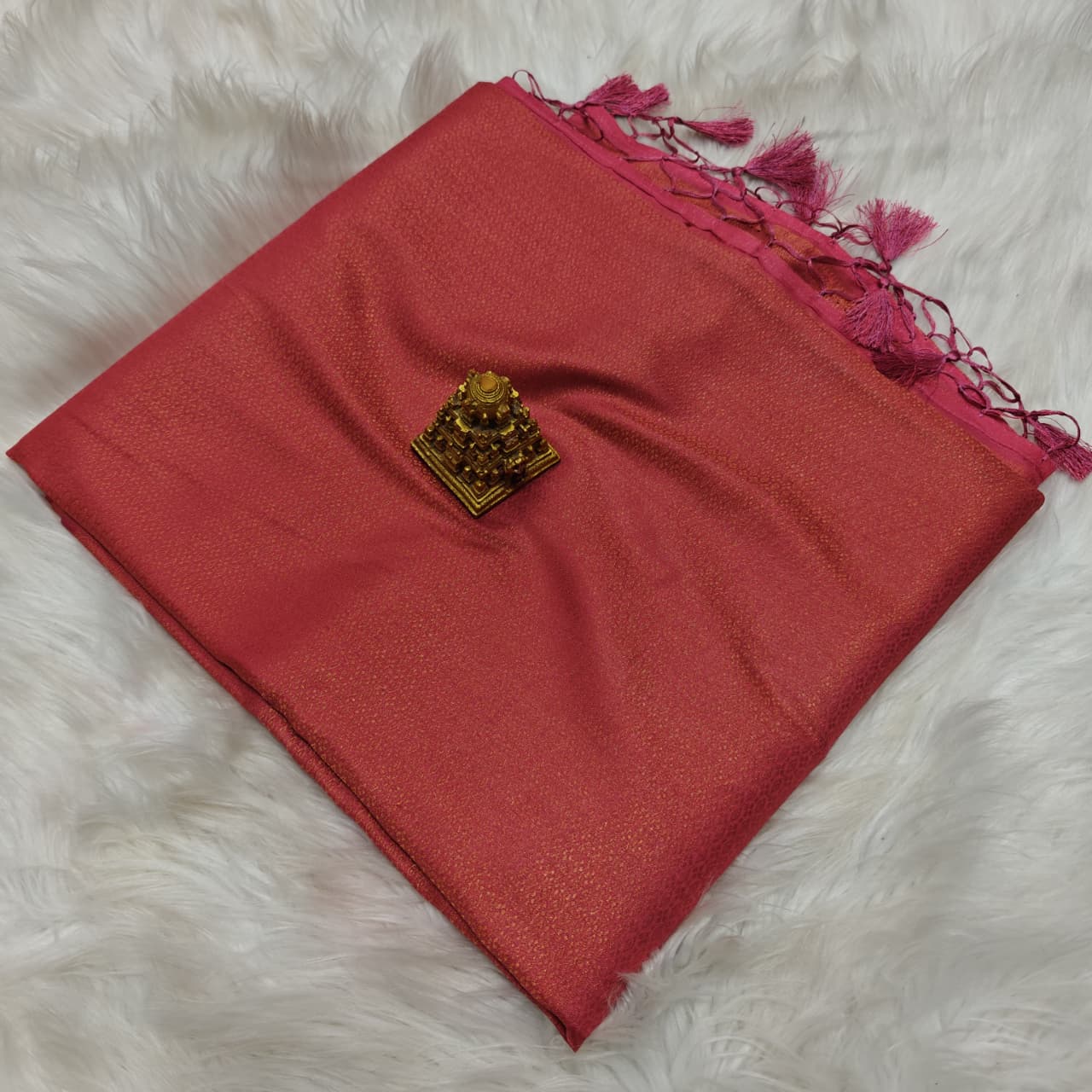 The Copper Softy sounds stunning Saree