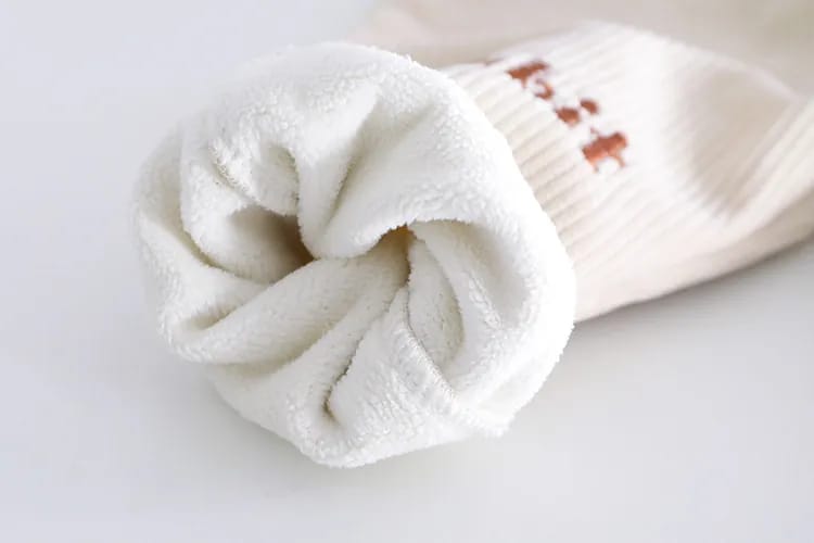 KIDS LONG SLEEVES FURR RABBIT PULLOVER TWO PC SET