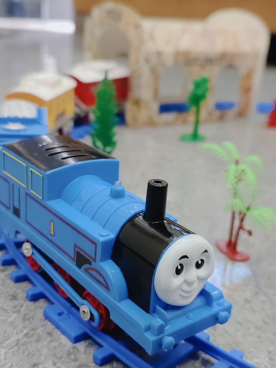 Rechargeable Thomas Train Set with Track &amp; Tunnel