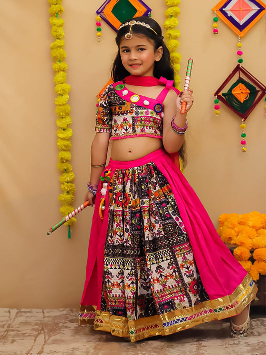Kids' Navratri Garba Lehenga Choli Set